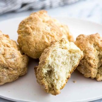 Vegan Drop Biscuits (with Coconut Oil and Almond Milk) - 4aKid