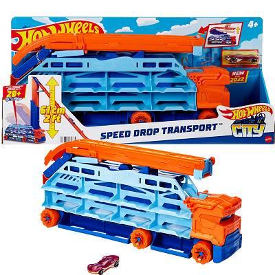 We Have a Hot Wheels City Speed Drop Transport Hauler to Giveaway! - 4aKid