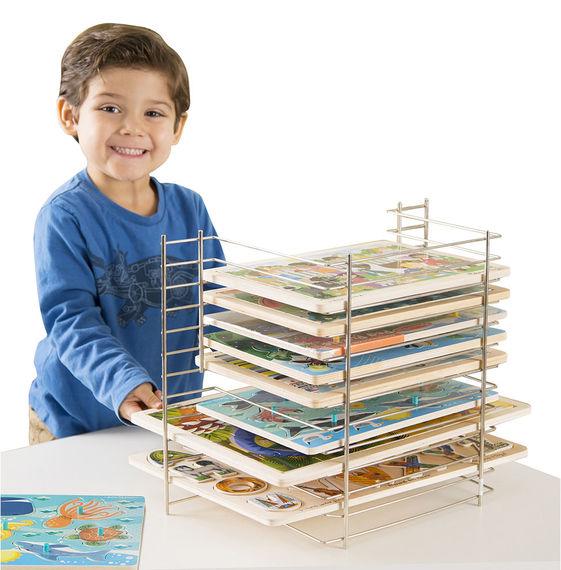 Melissa and Doug Puzzle Wire Racks - 4aKid