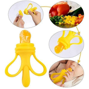 2 in 1 Baby Banana Teether & Baby Safety Feeder - 4aKid