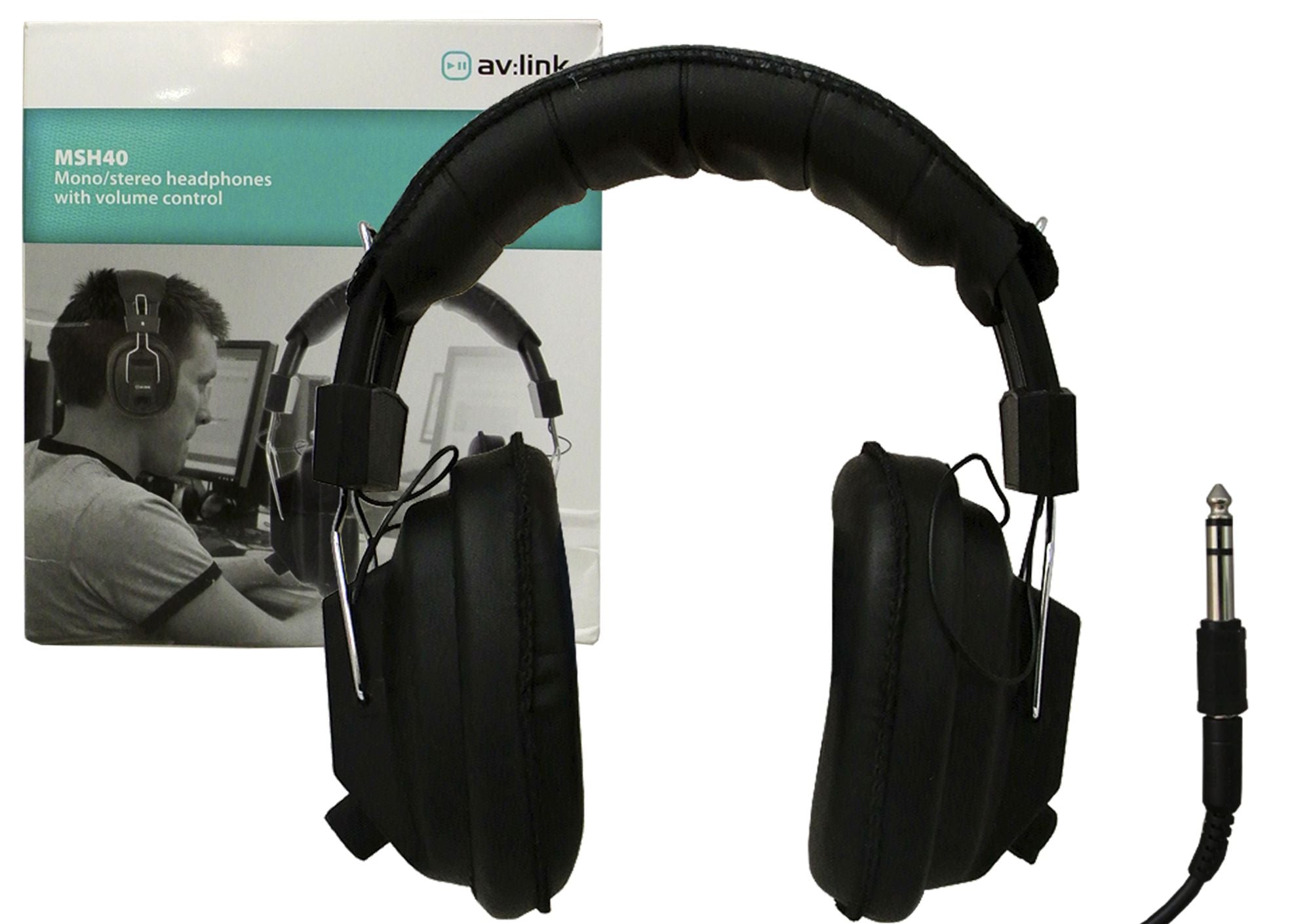 Headphones mono/stereo with volume MSH40