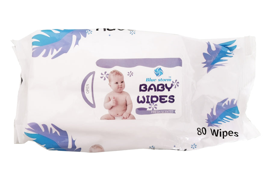 Baby Wet Wipes Blue Storm (80 wipes) SL-3145