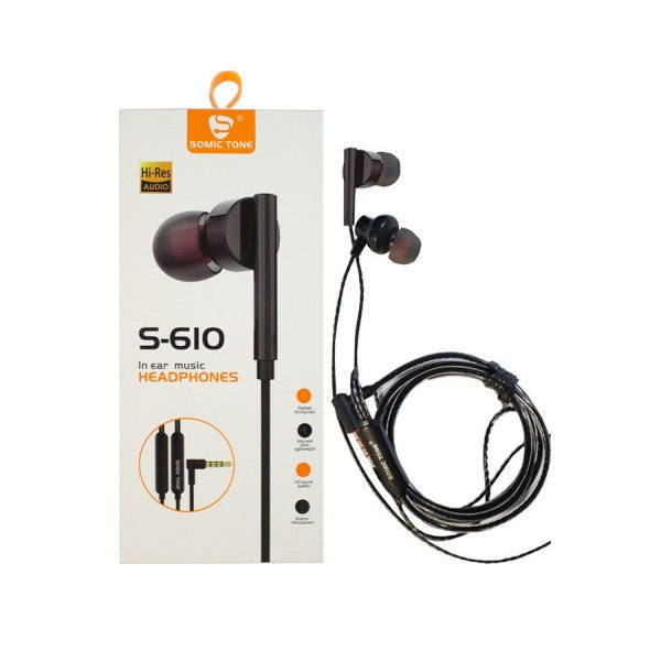 Earphones Somic Tone S-608 aux with controls