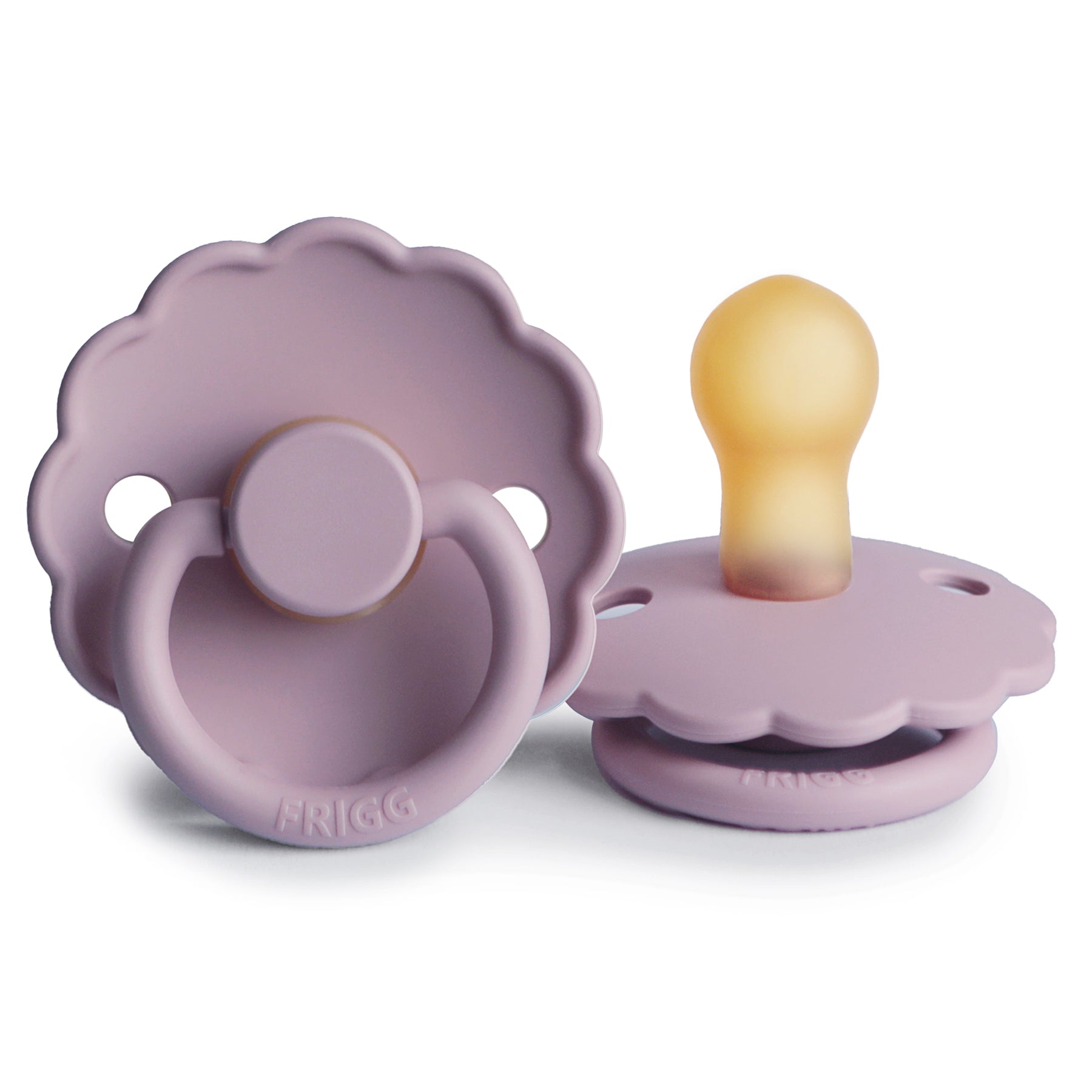 FRIGG Daisy - Round Latex Pacifier - Heather