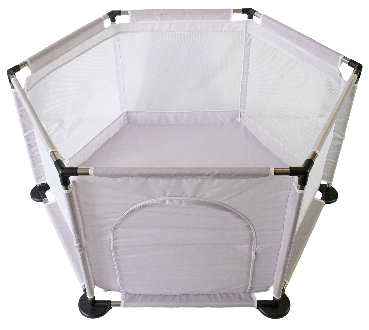 Hexagon Play Pen with Zipped Access Door & Weather Resistant Fabric