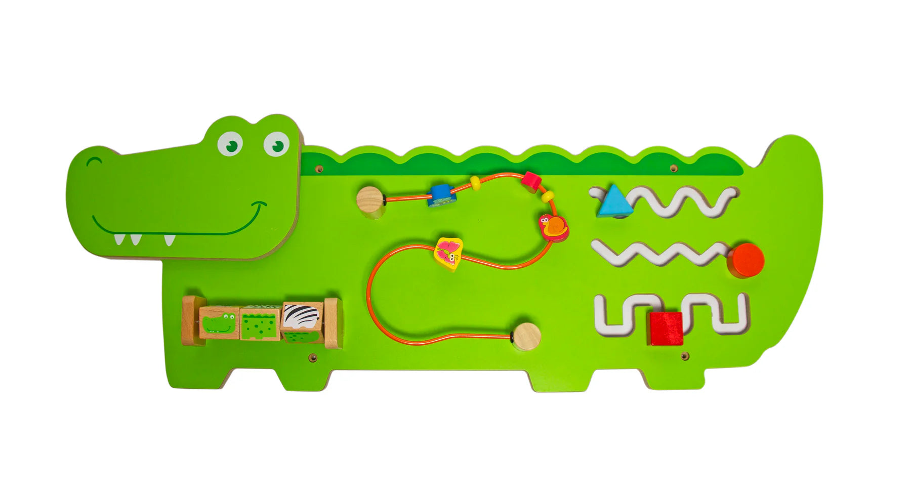 Jeronimo Wooden Wall Activity Crocodile