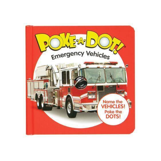 Melissa & Doug Emergency Vehicles Poke-A-Dot Book (Pre-Order) 4aKid