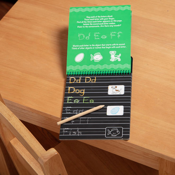 UMelissa &amp; Doug ABC &amp; 123 Scratch Art Writing Pad (Oda Ngaphambilini)