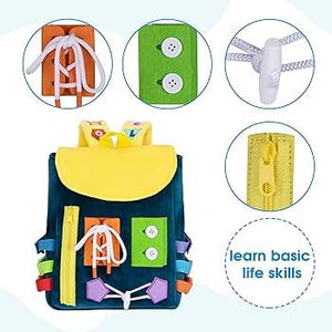 Toddlers Backpack Busy Board - 4aKid