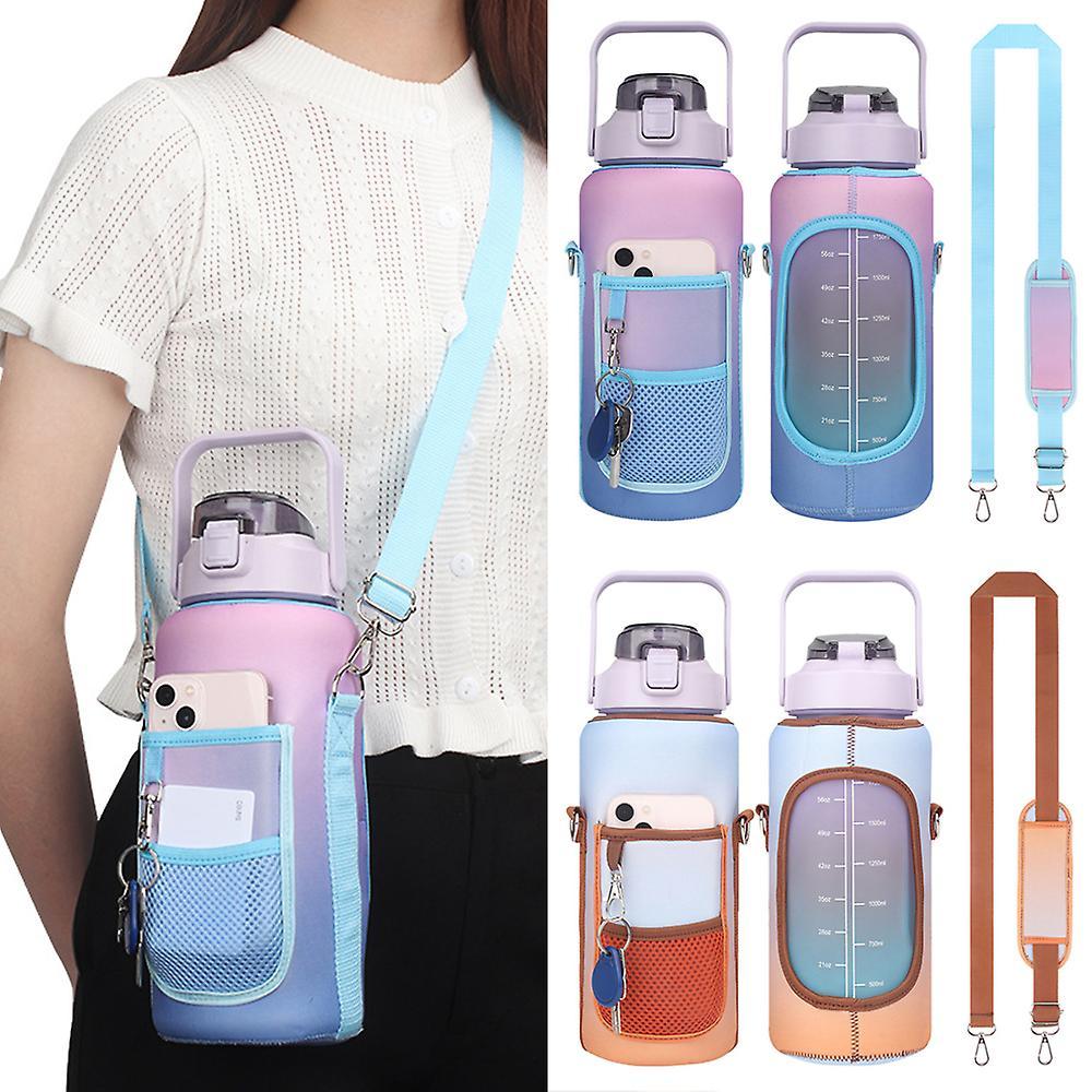 Water Bottle Holder Bag with Shoulder Strap - 4aKid
