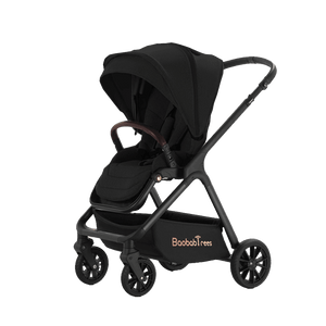 Black Linen Black High Rider Smart Stroller (Pre-Order) - 4aKid