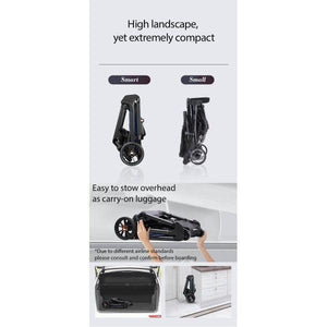 High Rider Smart Stroller - Black Linen Black (Pre-Order) 