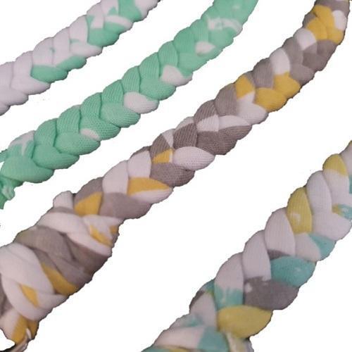 Braided Baby Pacifier Clips (4pc) - 4aKid