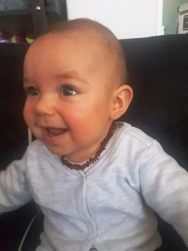 Cognac Amber Baby Teething Necklace 4aKid