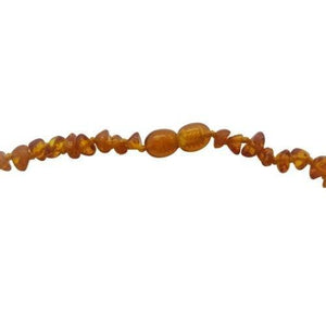 Cognac Amber Baby Teething Necklace 4aKid
