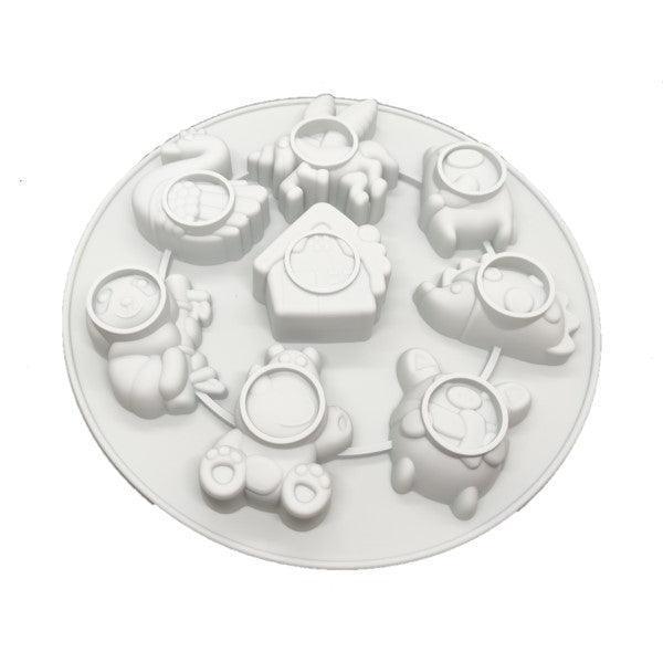 Cute Round Silicone Baking Mould 4aKid