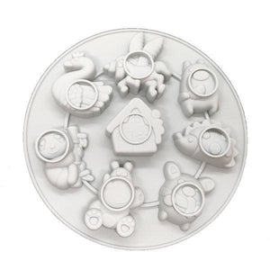 Cute Round Silicone Baking Mould - 4aKid