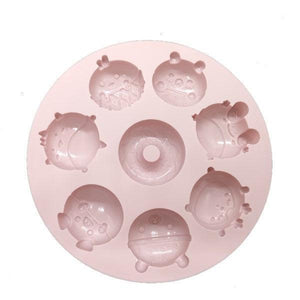 Cute Round Silicone Baking Mould - 4aKid