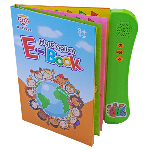 Early Learning Educational E- Book with Sounds, Alphabets, Shapes & Animals - 4aKid