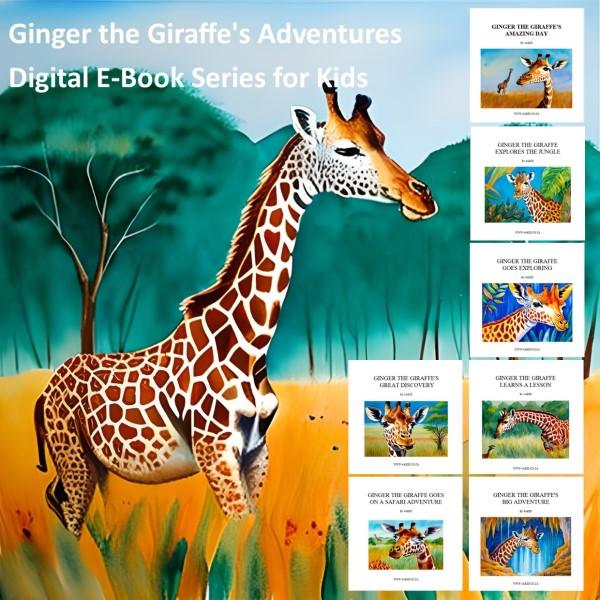 Ginger the Giraffe's Adventures Digital E-Book Series for Kids - 4aKid
