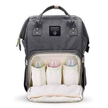 Grey 4aKid Backpack Baby Diaper Bag - 4aKid