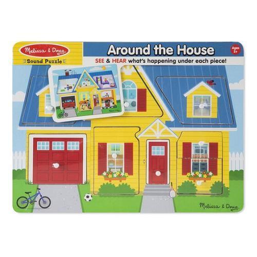 Melissa & Doug Around the House Sound Puzzle - 4aKid