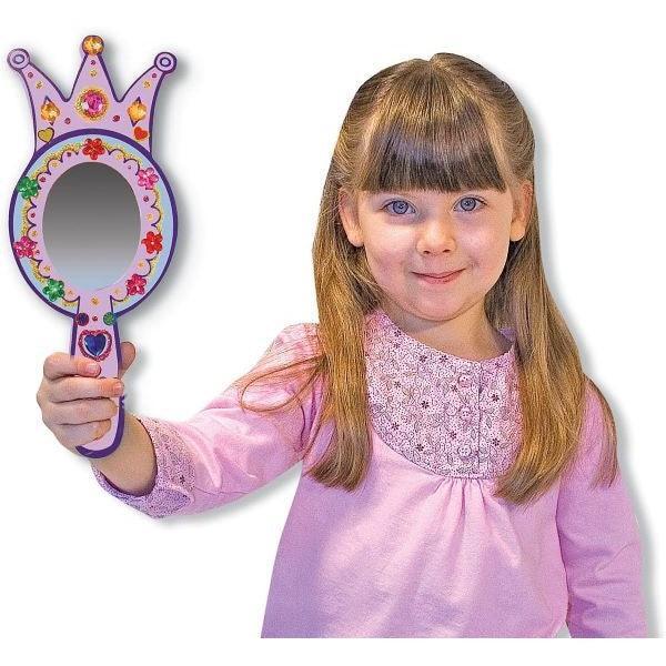 Melissa & Doug Decorate Your Own Crown Mirror Craft Kit (Pre-Order) 4aKid