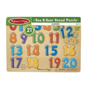 Melissa & Doug Numbers Sound Puzzle (Pre-Order) 4aKid