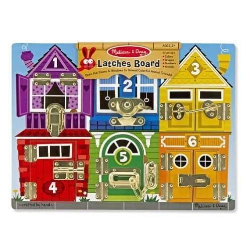 Melissa & Doug Wooden Latches Board - 4aKid