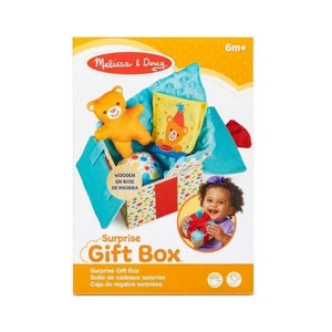 Melissa & Doug Wooden Surprise Gift Box Toy for Babies - 4aKid