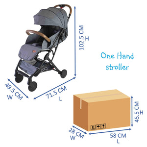 One Hand Fold Baby Stroller - 4aKid