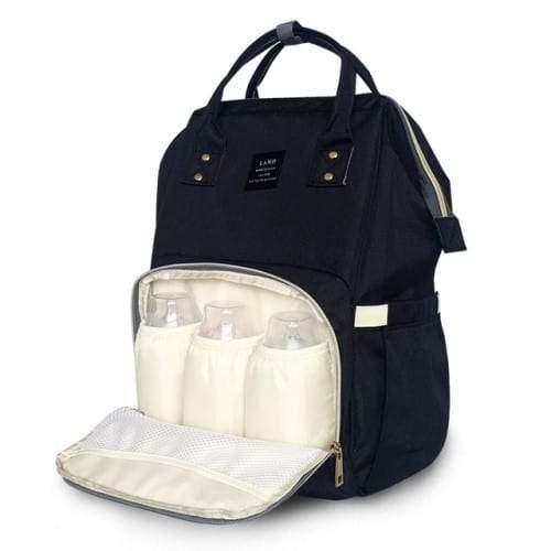 Black 4aKid Backpack Baby Diaper Bag - 4aKid