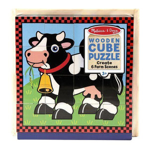 Melissa & Doug Farm Cube Puzzle - 4aKid