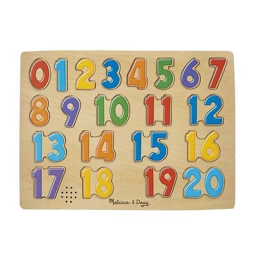 Melissa & Doug Numbers Sound Puzzle (Pre-Order) 4aKid