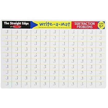 Melissa & Doug Subtraction Color-A-Mat (Pre-Order) 4aKid