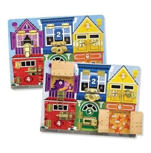 Melissa & Doug Wooden Latches Board (Pre-Order) 4aKid