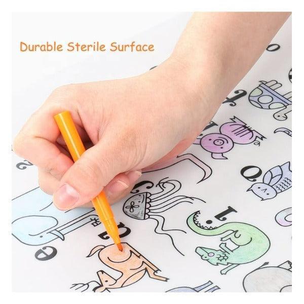 Nuovo Kids Letters Silicone Placemat - 4aKid