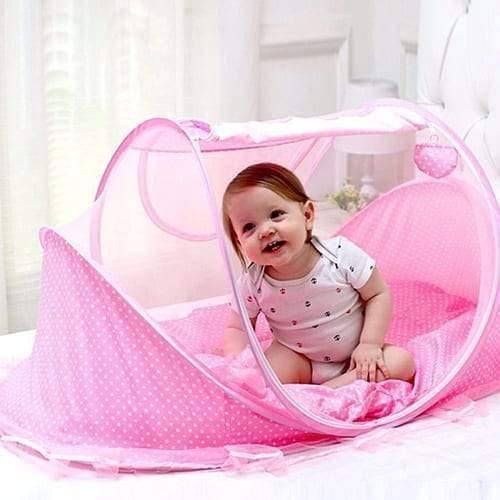 Pink Large Baby Sleeping Tent 4aKid