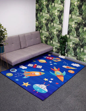 Rectangular Crystal Velvet Carpet for Kids - 4aKid