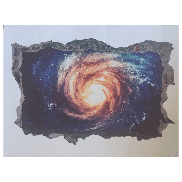 Small 3D Galaxy Wall Decal Sticker - 4aKid