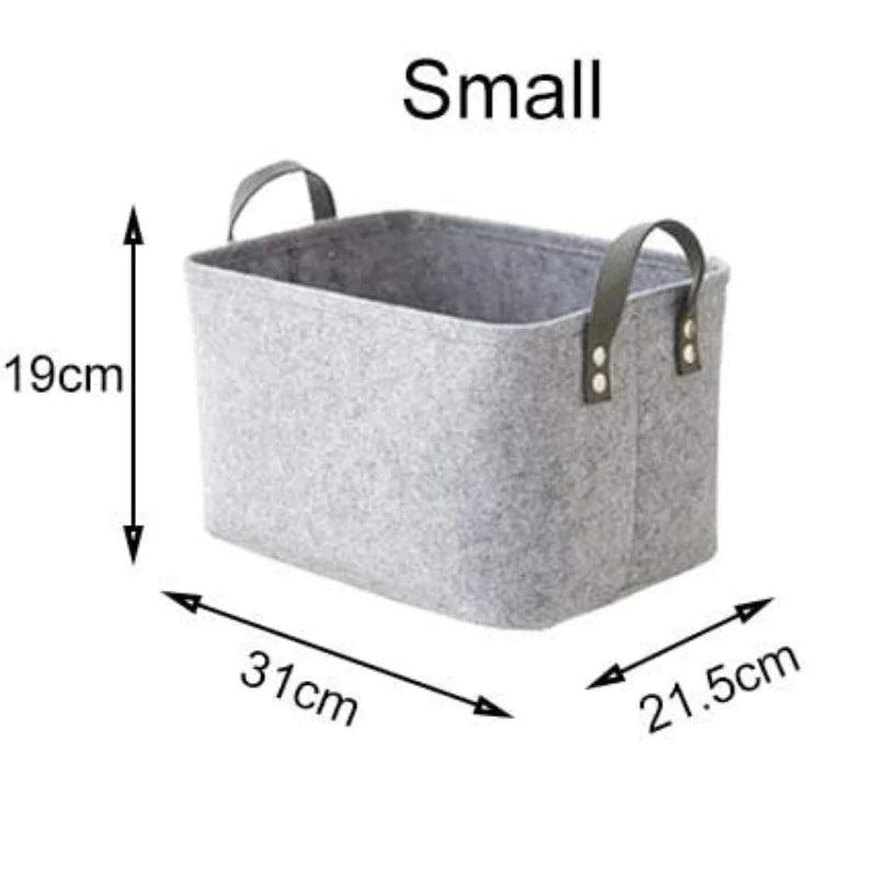 Small Felt Storage Basket - 4aKid