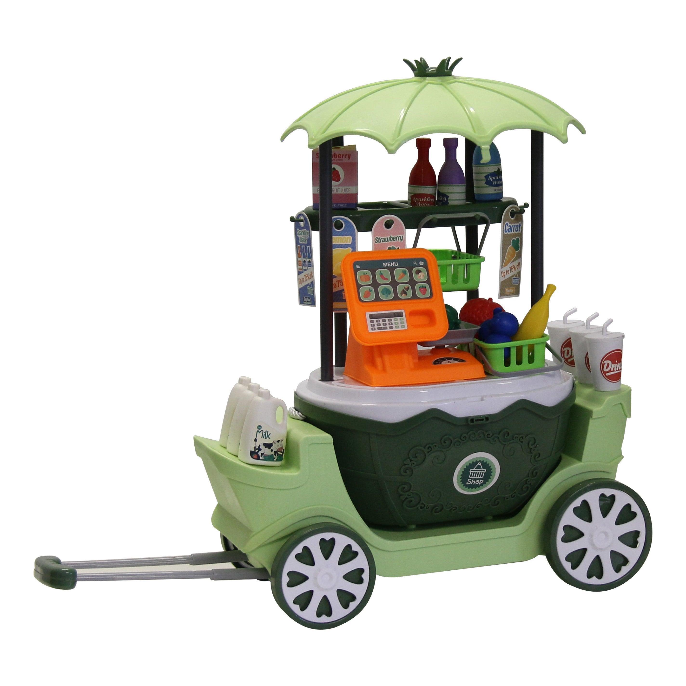 Super Trolley 4-in1 Supermarket Toy Set - 4aKid