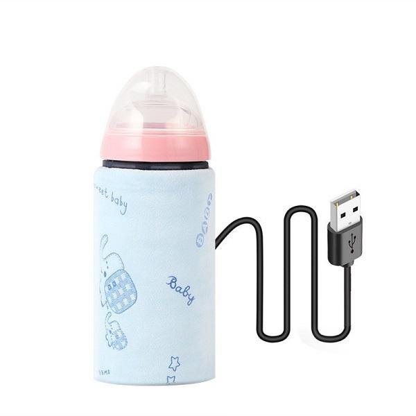 USB Baby Travel Bottle Warmer - Assorted Colours blue Feeding - 4aKid